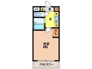 Ｋ緑地の物件間取画像